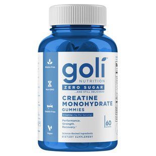 Goli Nutrition, Жевательные мармеладки с моногидратом креатина, 60 жевательных таблеток купить в Киеве и Украине