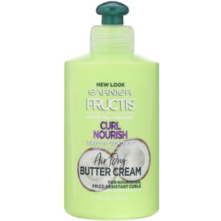 Несмываемый уход, высыхаемое на воздухе крем-масло, Fructis, Curl Nourish, Garnier, 300 мл купить в Киеве и Украине