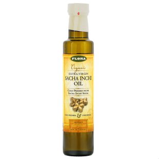 Масло сача инчи экстра-класса Flora (Sacha Inchi Oil Extra Virgin) 250 мл купить в Киеве и Украине