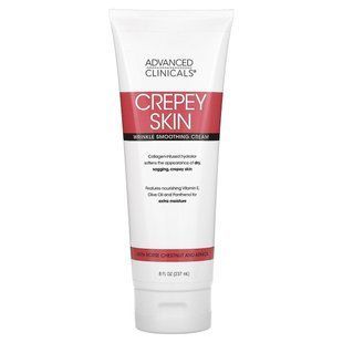 Advanced Clinicals, Crepey Skin, крем для розгладження зморшок, 237 мл (8 рідк. унцій)