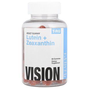 Лютеин и Зеаксантин фруктовый вкус T-RQ (Lutein and Zeaxanthin) 60 жевательных конфет купить в Киеве и Украине