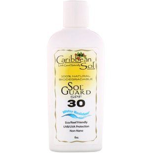 Sunscreen, SolGuard SPF, Caribbean Solutions, 30, waterproof, 6 oz.