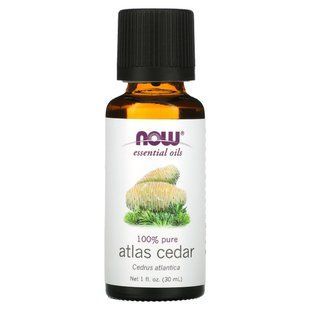 Ефірна олія атлас кедра Now Foods (Essential Oils Atlas Cedar) 30 мл