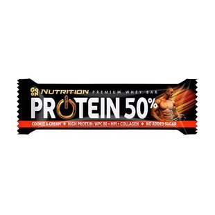 Protein Bar 50% GoOn Nutrition 40 g cookie & cream купить в Киеве и Украине