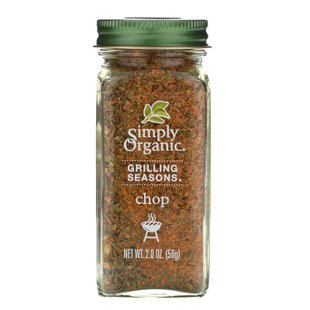 Органические специи для гриля, Для отбивных, Simply Organic, 2,0 унции (56 г) купить в Киеве и Украине