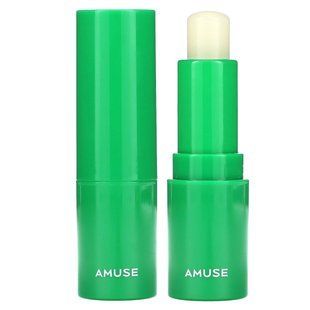 Amuse, Vegan Green Lip Balm, 01 Clear, 0.12 oz (3.5 g) купить в Киеве и Украине