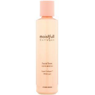Увлажняющий коллаген, тоник для лица, белый люпин, Etude House, 200 мл купить в Киеве и Украине