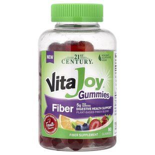 21st Century, VitaJoy&reg; Gummies, Fiber, Fruit, 90 Gummies