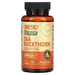 Deva, Vegan Sea Buckthorn Berry Oil, 90 Vegan Caps купить в Киеве и Украине