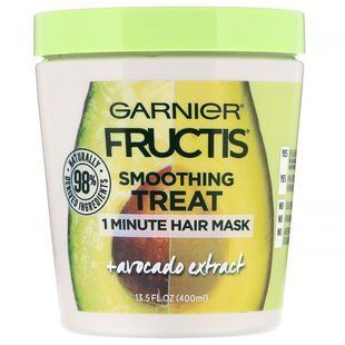 1-минутная разглаживающая маска для волос, с экстрактом авокадо, Garnier, 400 мл купить в Киеве и Украине