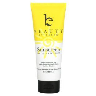 Beauty By Earth, Минеральное солнцезащитное средство, SPF 25, 118 мл (4 жидк. Унции) купить в Киеве и Украине