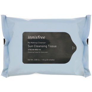Sunscreen cleansing cloth