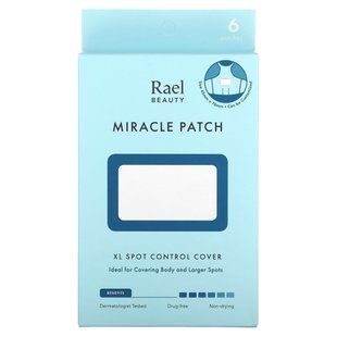 Rael, Beauty, Miracle Patch, XL Spot Control Cover, 6 Patches купить в Киеве и Украине