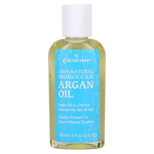 100% Натуральное Марокканское Аргановое масло Cococare (100% Natural Moroccan Argan Oil) 60 мл купить в Киеве и Украине