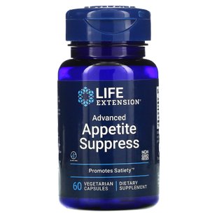 Натуральное средство для подавления аппетита Life Extension (Advanced Appetite Suppress) 60 вегетарианских капсул купить в Киеве и Украине