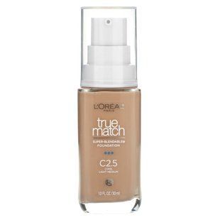 L'Or&eacute;al, True Match, Super-Blendable Foundation, C2.5 Cool Light Medium, 1 fl oz (30 ml) купить в Киеве и Украине