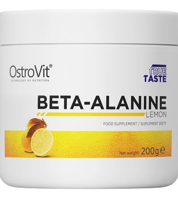 OstroVit-Бета-Аланін Beta-Alanine OstroVit 200 г Лимон купить в Киеве и Украине