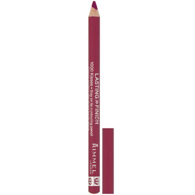 Контурний олівець для губ, відтінок 004 «Рожевий», Lasting Finish 1000 Kisses Stay On, Rimmel London, 1,2 г