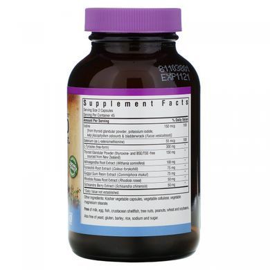 Засіб для зміцнення щитовидної залози Bluebonnet Nutrition (Thyroid boost) 90 капсул