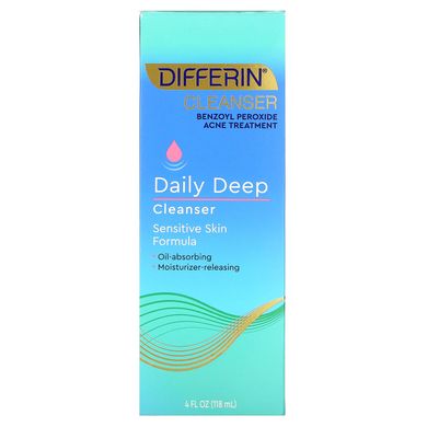 Щоденний глибокий засіб для чищення Differin (Daily Deep Cleanser) 118 мл