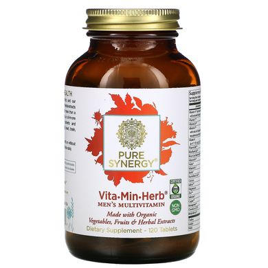 Vita·Min·Herb, Мультивитамины для мужчин, The Synergy Company, 120 таблеток купить в Киеве и Украине