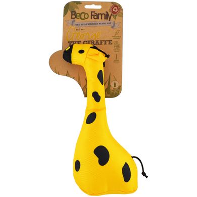 Екологічна плюшева іграшка, для собаки, жираф Джордж, Beco Pets, 1 іграшка