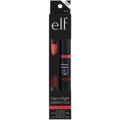 Від дня до ночі, подвійна губна помада, ELF Cosmetics, 1,5 г (0,05 унцій)