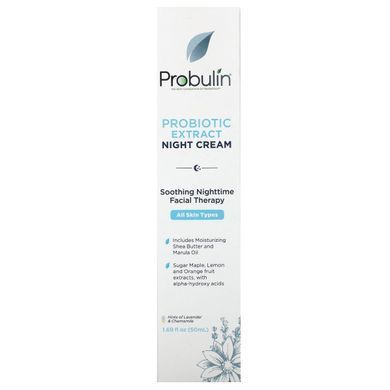 Нічний крем з пробіотиком, Probulin, 1,69 р унц (50 мл)