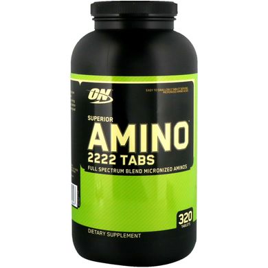 Покращені амінокислоти 2222, Optimum Nutrition, 320 таблеток