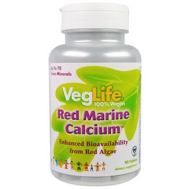 Червоний морський кальцій, VegLife, 90 таблеток