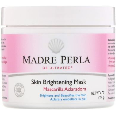 Madre Perla, осветляющая маска для шкіри, De La Cruz, 4 унції (114 г)