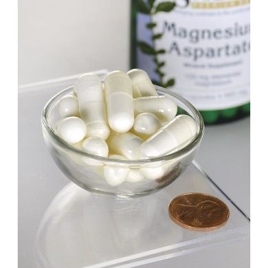 Магний аспартат, Magnesium Aspartate, Swanson, 133 мг, 90 капсул купить в Киеве и Украине