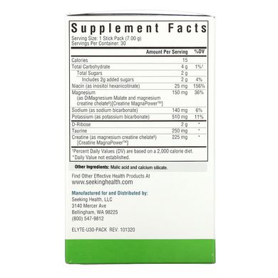 Електроліти Seeking Health (Optimal Electrolyte Seltzer) 30 упаковок у стиках по 7 г