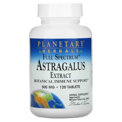 Астрагал екстракт Planetary Herbals (Astragalus Extract) 500 мг 120 таблеток