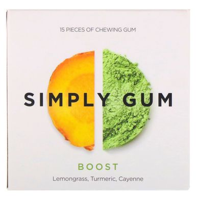 Жуйки Boost Gum, Simply Gum, 15 штук