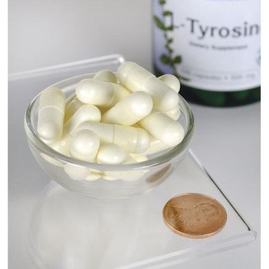 L-Тирозин, L-Tyrosine, Swanson, 500 мг, 100 капсул