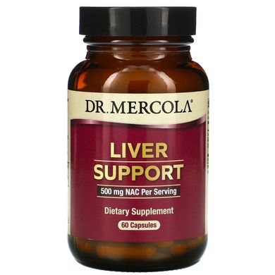Харчова добавка з ацетилцистеїном для здоров'я печінки, Dr Mercola, 60 капсул