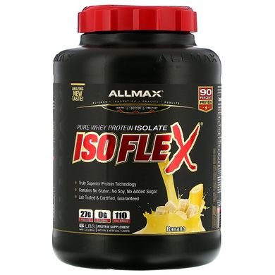 Ізолят сироваткового протеїну ALLMAX Nutrition (Isoflex) 2270 г банан