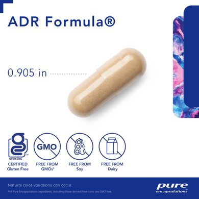 Вітаміни для надниркових залоз Pure Encapsulations (ADR Formula) 60 капсул