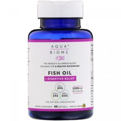 Риб'ячий жир травний Enzymedica (Aqua Biome) 60 капсул