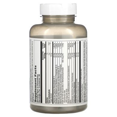 Коферментний B-комплекс, натуральна м'ята і какао, Coenzyme B-Complex, KAL, 60 жувальних таблеток