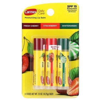 Daily Care Moisturizing Lip Balm Variety SPF 15 3 pcs x 4.25 g