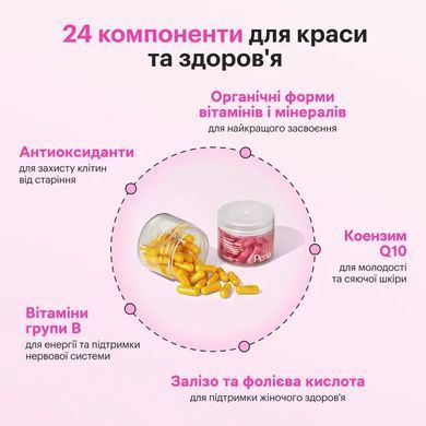 Витамины для женщин Perla Helsa (Multi-Beauty Duo-Caps) 60 капсул купить в Киеве и Украине