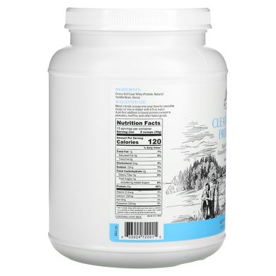 Сироватковий білок козячого молока, ваніль, Mt Capra, 1 фунт (453 г)