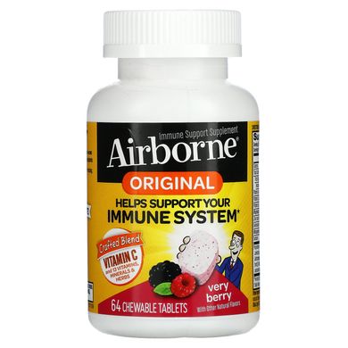 Витамин С со вкусом ягод AirBorne (Vitamin C) 64 жевательные таблетки купить в Киеве и Украине
