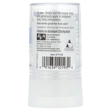 Pure and natural deodorant from crystal mineral salts Thai Deodorant Stone 120 g
