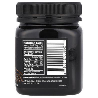 Manuka Doctor, Монофлорний мед манука, MGO 925+, 250 г (8,75 унції)