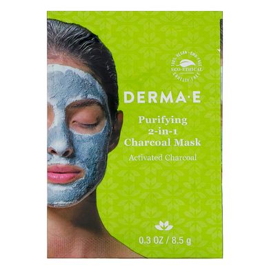 Очищающая угольная маска Derma E (Charcoal Mask) 8.5 г купить в Киеве и Украине