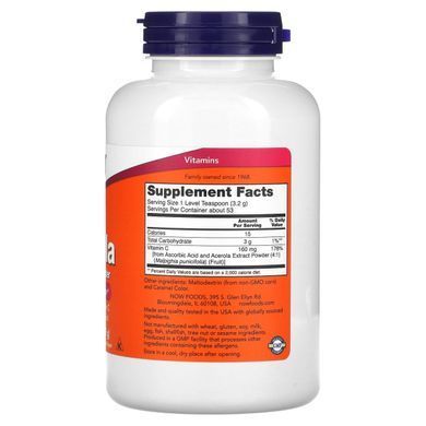 Barbados Cherry Acerola extract 4:1 powder Now Foods (Acerola 170 g)