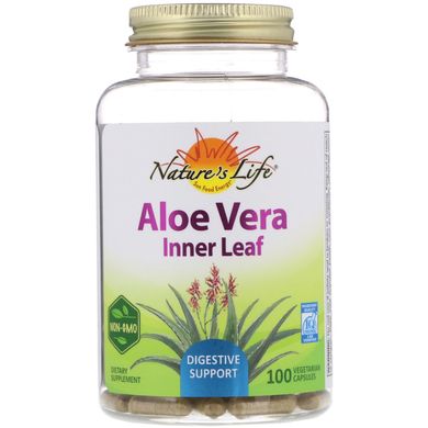 Алоэ вера Nature's Herbs (Aloe Vera Inner Leaf) 100 капсул купить в Киеве и Украине